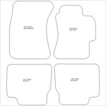 Subaru Legacy MK2 Car Mats